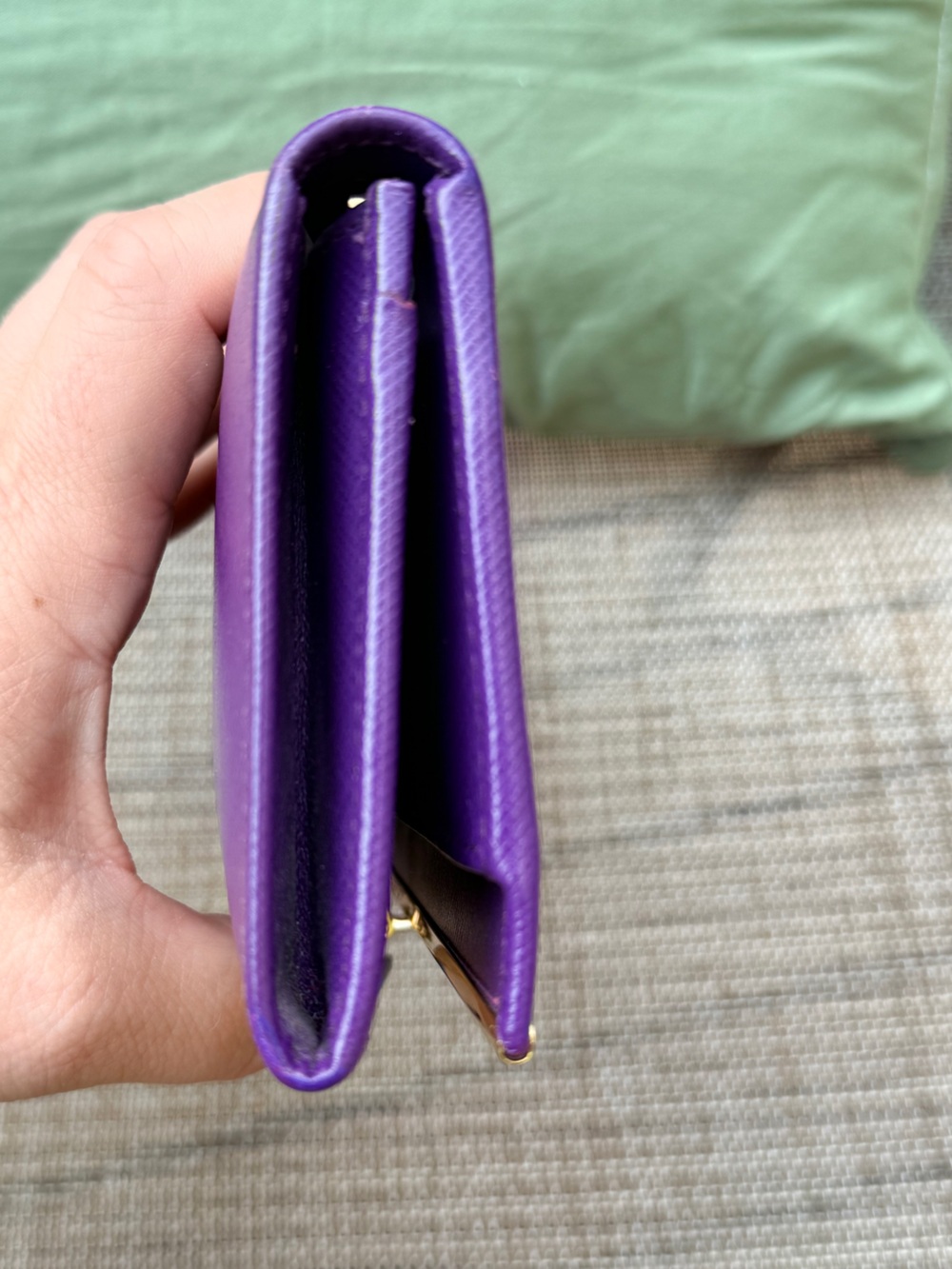 Salvatore Ferragamo Gancini Icona Continental Wallet View 6